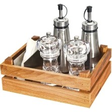 Biradlı Ahşap Kasalı 5'Li Set Menü